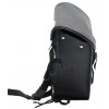Black Motorcycle PV Swing Arm Bag Left Side