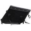 Black Motorcycle PV Swing Arm Bag Left Side