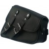Naked Leather Motorcycle Left Side Swing Arm Bag