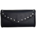Motorcycle Windshield Bag with Studs & Magnetic Flap