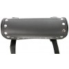 Leather Motorcycle Windshield Bag with Studs, Velcro Closure