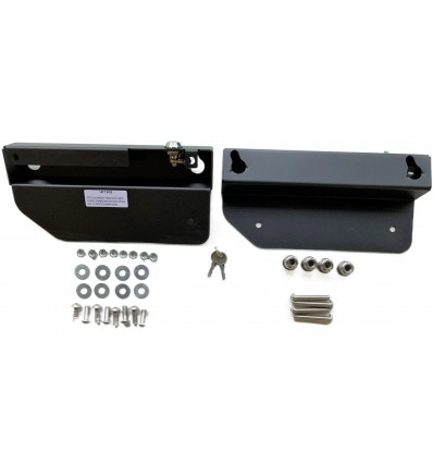 Quick Mounts Saddlebag Brackets for Harley Dyna Wide Glide Models