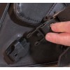 Naked Leather Motorcycle Left Side Swing Arm Bag