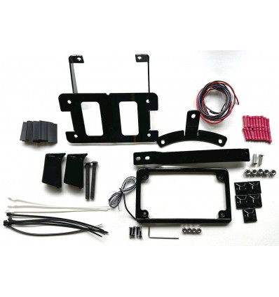 Softail Slim and BlacklineTurn Signal License Plate Relocation Kit