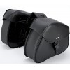 Smaller Style Black Motorcycle Saddlebags