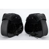 Smaller Style Black Motorcycle Saddlebags