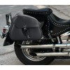 Smaller Style Black Motorcycle Saddlebags