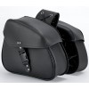 Smaller Style Black Motorcycle Saddlebags