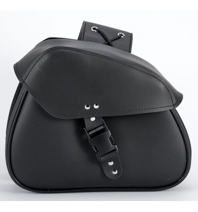 Smaller Style Black Motorcycle Saddlebags