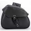 Smaller Style Black Motorcycle Saddlebags