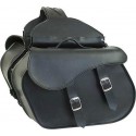 Medium-Large Size Plain Style Slanted Saddlebags