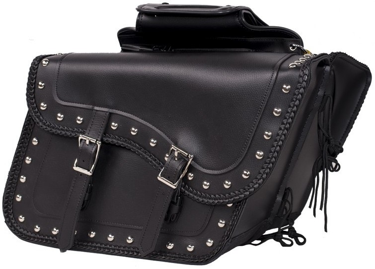 Studded hotsell saddlebags motorcycle