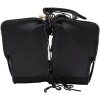 Slanted Saddlebags with Decorative Braid and Studs