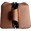 Plain Style Medium-Large Brown Leather Saddlebags